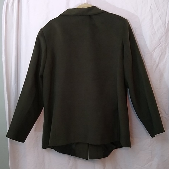 Women's jacket Olive Green, size 20W - Picture 7 of 9